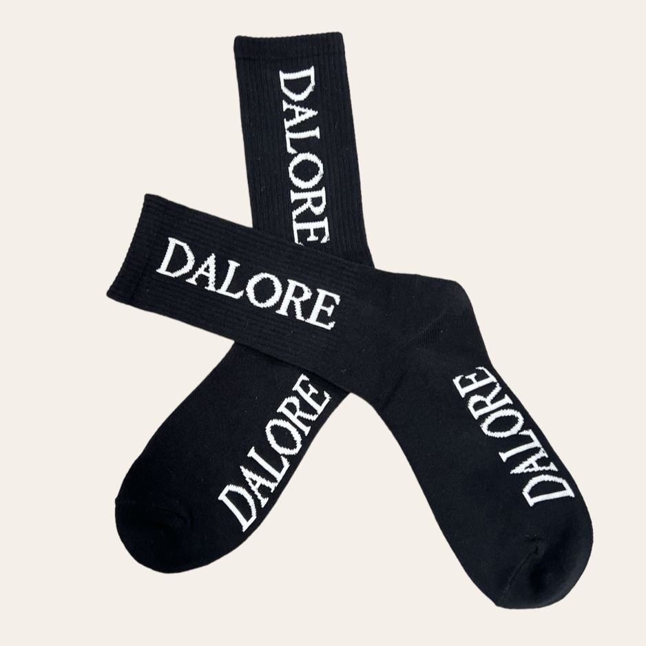 Black Dalore Clean Socks