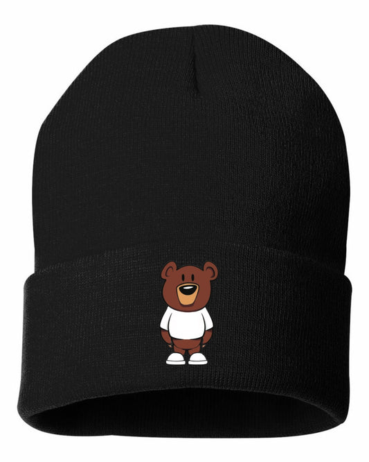 Dalore "Beano Bear" Black Beanie