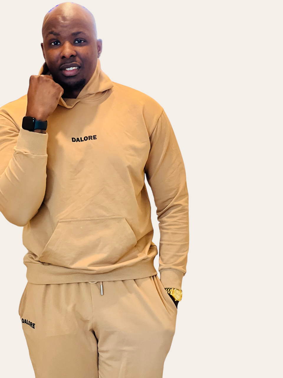 Khaki Dalore "Members Only" Jogger Set